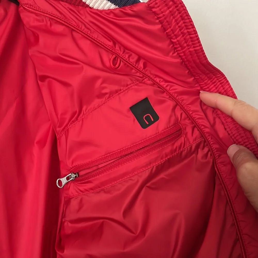 NWT ♥️ PERFECT MOMENT Rainbow Quilted Down Bomber Jacket